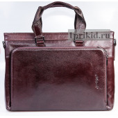 Сумка портфель натуральная кожа 40x7x29см/11855 цвет коричневый