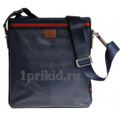 Мужская сумка натуральная кожа 21x5x26см/2088 цвет синий