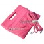 Клатч сумка кожзаменитель цвет розовый 30x2x15см/6266