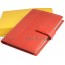 FENDI обложка на документы натуральная кожа цвет красный 10x14см/24566