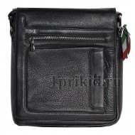 JANCARLO BARETTI мужская сумка натуральная кожа 22x6x27см/2207 цвет чёрный