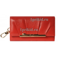 CARTIER(Картье) Косметичка натуральная кожа цвет красный 19x6x12см/76301