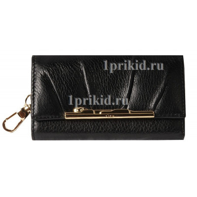 Ключница CARTIER натуральная кожа цвет чёрный 7x12см/2793