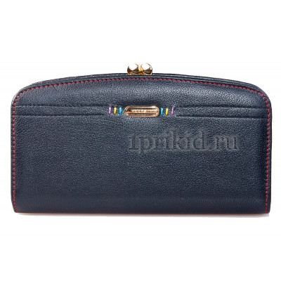 Кошелёк натуральная кожа 19x10см/26743 цвет чёрный