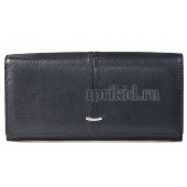 Кошелёк женский натуральная кожа цвет чёрный 19x9см/67548 Кошелёк женский натуральная кожа цвет чёрный 19x9см/67548