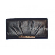 Кошелёк Cartier A женский чёрный натуральная кожа 19x10см/2781