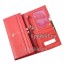 Кошелёк Cartier B женский красный натуральная кожа 19x9см/2781