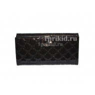 Кошелёк GUCCI женский чёрный натуральная кожа 19x10см/9027