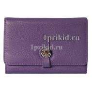 Кошелёк HERMES женский фиолетовый натуральная кожа 11x15см/5476