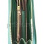 Кошелек PRADA(Прада) женский зелёный натуральная кожа 20x2x10см/89459