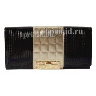 Кошелёк SONIA RYKIEL женский чёрный натуральная кожа 19x9см/5841