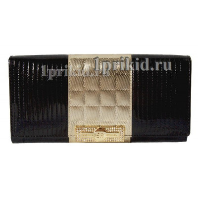 Кошелёк SONIA RYKIEL женский чёрный натуральная кожа 19x9см/5841