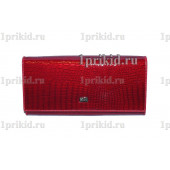 Кошелёк WANLIMA Red женский красный натуральная кожа 19x9см/0139