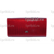 Кошелёк WANLIMA Red женский красный натуральная кожа 19x9см/0139