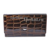 Кошелёк WANLIMA женский коричневый натуральная кожа 19x10см/0722 Кошелёк WANLIMA женский коричневый натуральная кожа 19x10см/0722