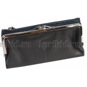 Кошелек женский чёрный натуральная кожа 19x9см/28910 Кошелек женский чёрный натуральная кожа 19x9см/28910
