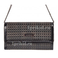 Кошелёк BURBERRY женский чёрный натуральная кожа 19x11см/4763