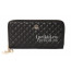 Кошелёк CHANEL женский чёрный натуральная кожа 20x10см/7696