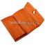 Кошелёк Hermes женский оранжевый натуральная кожа 19x10см/05119