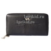 Кошелёк Moro Jenny женский чёрный натуральная кожа 20x10см/1191 Кошелёк Moro Jenny женский чёрный натуральная кожа 20x10см/1191