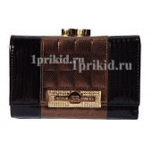 Кошелёк SONIA RYKIEL женский чёрный натуральная кожа 13x9см/2511