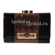 Кошелёк SONIA RYKIEL женский чёрный натуральная кожа 13x9см/2511