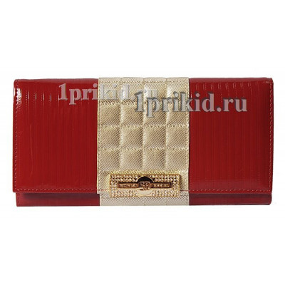 Кошелёк SONIA RYKIEL женский красный натуральная кожа 19x10см/7835