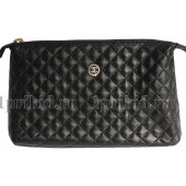 Косметичка CHANEL натуральная кожа цвет чёрный 20x12xсм/43529