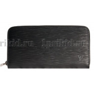 LOUIS VUITTON (луис витон) кошелек мужской чёрный натуральная кожа 20x2x10см/91743