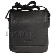 Мужская сумка JANCARLO BARETTI натуральная кожа 21x8x24см/7901 цвет чёрный