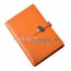 Обложка Hermes натуральная кожа цвет оранжевый 10x14см/0459