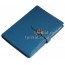 Обложка HERMES для документов натуральная кожа цвет синий 10x14см/0914