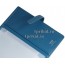 Обложка HERMES для документов натуральная кожа цвет синий 10x14см/0914