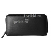 Портмоне Braun Buffel мужской чёрный натуральная кожа 20x10см/1285