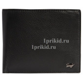 Портмоне Braun Buffel мужской чёрный натуральная кожа 11x9см/6625