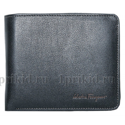 Salvatore Ferragamo кошелек мужской чёрный натуральная кожа 11x10см/34731