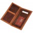 SALVATORE FERRAGAMO кожаный кошелек мужской коричневый натуральная кожа 19x9см/3691