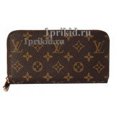 Женский кошелёк LOUIS VUITTON женский коричневый натуральная кожа 19x10см/1960