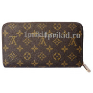 Женский кошелёк LOUIS VUITTON женский коричневый натуральная кожа 21x12см/5109