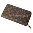 Женский кошелёк LOUIS VUITTON женский коричневый натуральная кожа 21x12см/5109